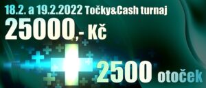 Turnaj o 25000 Kč a 2500 otoček