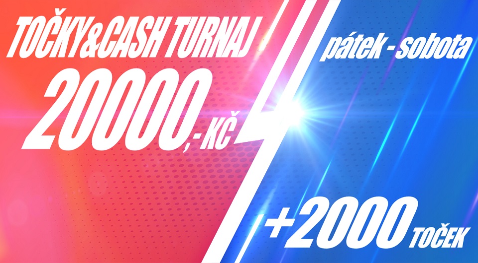 Hrajte piatok a v sobotu Točky&Cash turnaj