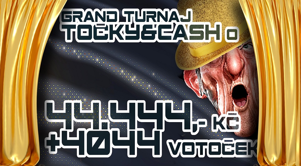 Víkendový GRAND turnaj o Točky&Cash